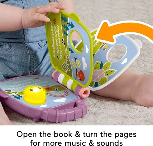 FISHERPRICE JUGUETE PARA BEBE S PURPLE MONKEY MUSICAL STORYBOOK CON LUCES Y SONIDOS PARA BEBE S - 4