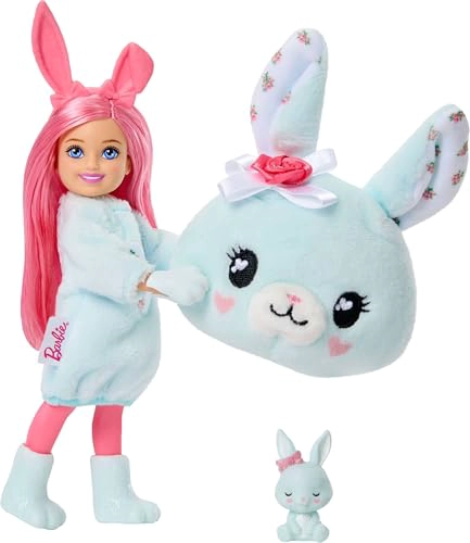 BARBIE CUTIE REVEAL CUDDLY SERIES CHELSEA MUÑECAS PEQUEÑAS Y ACCESORIOS CON 6 SORPRESAS INCLUYENDO - 3