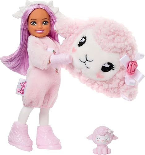 BARBIE CUTIE REVEAL CUDDLY SERIES CHELSEA MUÑECAS PEQUEÑAS Y ACCESORIOS CON 6 SORPRESAS INCLUYENDO - 5