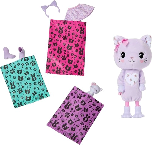 BARBIE CUTIE REVEAL CUDDLY SERIES CHELSEA MUÑECAS PEQUEÑAS Y ACCESORIOS CON 6 SORPRESAS INCLUYENDO - 6
