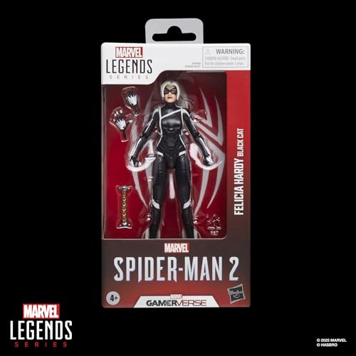 MARVEL LEGENDS SERIES GAMERVERSE BLACK CAT FELICIA HARDY SPIDERMAN 2 FIGURA DE ACCION COLECCIONABLE - 2