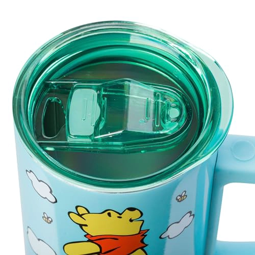 SILVER BUFFALO DISNEY WINNIE THE POOH HUNNY TAZA DE VIAJE DE ACERO INOXIDABLE DE DOBLE PARED - 4