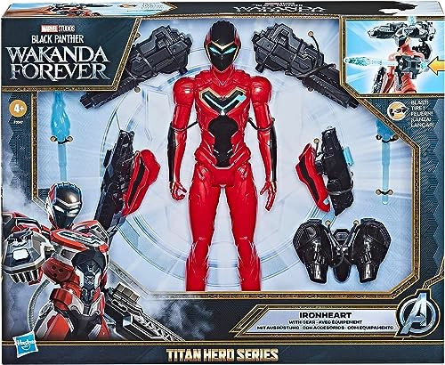 MARVEL STUDIOS BLACK PANTHER WAKANDA FOREVER IRONHEART WITH GEAR FIGURA DE ACCION DE 12 PULGADAS - 4