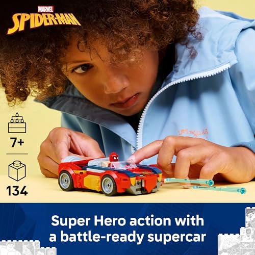 LEGO MARVEL COCHE DE SPIDERMAN VS LOBEZNO VENOMIZADO JUGUETE DE CONSTRUCCION PARA NIÑOS Y NIÑAS - 2