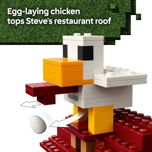 LEGO MINECRAFT EL ATAQUE DEL GLOBO GHAST A LA ALDEA JUEGO DE CONSTRUCCION DE JUGUETES PARA NIÑOS - 4