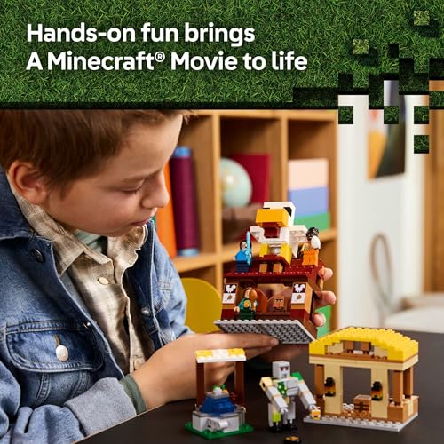 LEGO MINECRAFT EL ATAQUE DEL GLOBO GHAST A LA ALDEA JUEGO DE CONSTRUCCION DE JUGUETES PARA NIÑOS - 5