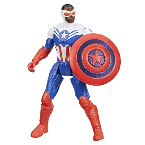 MARVEL AVENGERS VENOMVERSUS EPIC WORLD OF ACTION FIGURA Y ESCUDO DEL CAPITAN AME RICA JUGUETE - 1