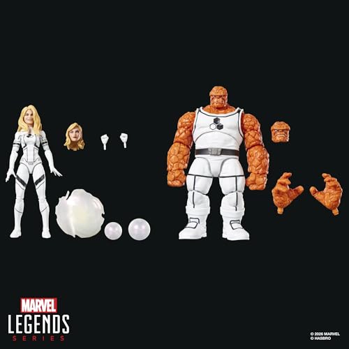MARVEL LEGENDS SERIES FUTURE FOUNDATIONTHE THING INVISIBLE WOMAN 2 FANTASTICAS FIGURAS DE ACCION - 2