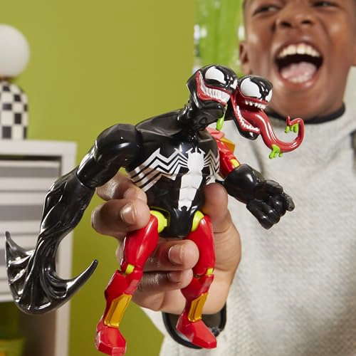 SPIDERMAN MIXMASHERS MARVEL VENOM FIGURA DE ACCION DELUXE PERSONALIZADA DE SPIDERMAN CON ACCESORIOS - 3
