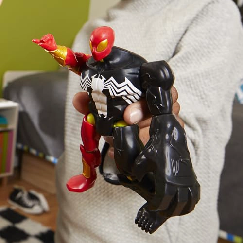 SPIDERMAN MIXMASHERS MARVEL VENOM FIGURA DE ACCION DELUXE PERSONALIZADA DE SPIDERMAN CON ACCESORIOS - 6