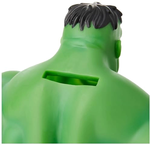 MARVEL HULK BUST BANK BANCO DE MONEDAS DE PVC VERDE COLECCIONABLE - 4