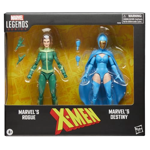 MARVEL LEGENDS SERIES ROGUE AND DESTINY XMEN COMICS FIGURAS DE ACCION COLECCIONABLES DE 6 PULGADAS - 2