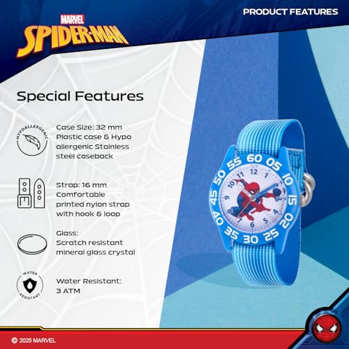 MARVEL SPIDERMAN WATCH FOR KIDS SPIDERMAN WATCH BOYS SPIDERMAN WATCHES FOR BOYS 46 TOYS KIDS MARVEL - 4