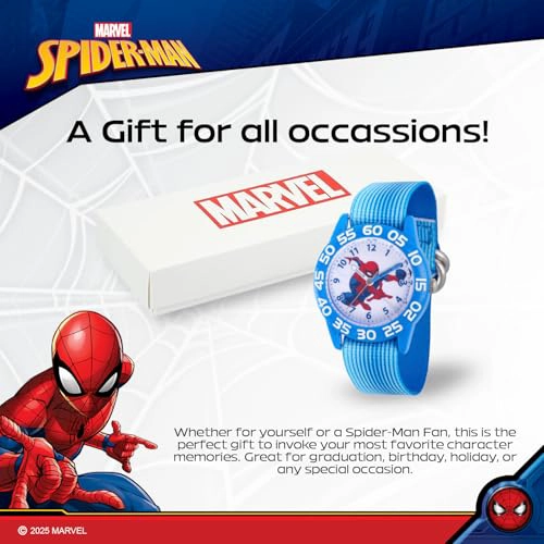 MARVEL SPIDERMAN WATCH FOR KIDS SPIDERMAN WATCH BOYS SPIDERMAN WATCHES FOR BOYS 46 TOYS KIDS MARVEL - 6