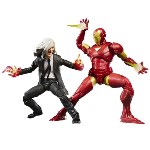 SERIE MARVEL LEGENDS IRON MAN EXTREMIS Y MANDARIN DE MARVEL FIGURAS DE ACCION COLECCIONABLES DE 6 - 1