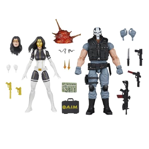 MARVEL LEGENDS SERIES MADAME MASQUE CROSSBONES MARVEL SUPERVILLAINS COMICS COLECCIONABLES PAQUETE - 1