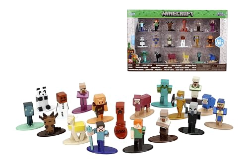 JADA MINECRAFT NANO METALFIGS 18 PACK SERIES 13 MINI FIGURAS FUNDIDAS A PRESION INCLUYE STEVE - 1