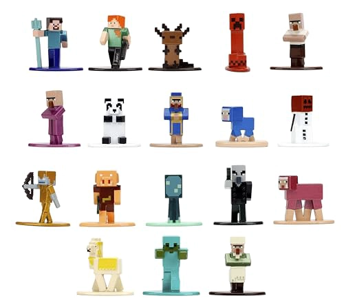 JADA MINECRAFT NANO METALFIGS 18 PACK SERIES 13 MINI FIGURAS FUNDIDAS A PRESION INCLUYE STEVE - 3
