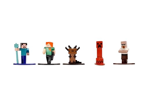 JADA MINECRAFT NANO METALFIGS 18 PACK SERIES 13 MINI FIGURAS FUNDIDAS A PRESION INCLUYE STEVE - 5