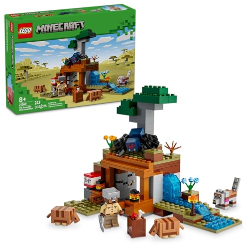 LEGO MINECRAFT LA EXPEDICION MINERA DEL ARMADILLO FIGURAS DE JUGUETE Y SET DE JUEGO JUGUETE - 1