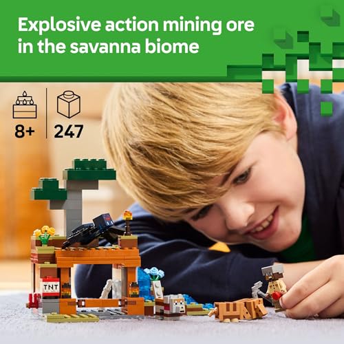 LEGO MINECRAFT LA EXPEDICION MINERA DEL ARMADILLO FIGURAS DE JUGUETE Y SET DE JUEGO JUGUETE - 3