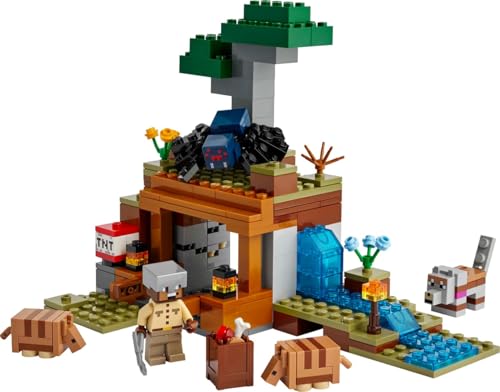 LEGO MINECRAFT LA EXPEDICION MINERA DEL ARMADILLO FIGURAS DE JUGUETE Y SET DE JUEGO JUGUETE - 4