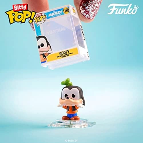 FUNKO BITTY POP DISNEY MICKEY PAQUETE DE 4 MICKEY MOUSE MINNIE MOUSE VESTIDO ROSA PLUTO Y UNA MINI - 5