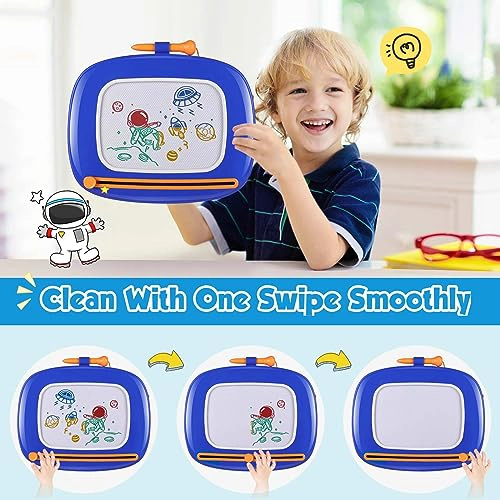 SMASIAGON JUGUETES PARA NIÑOS PEQUEÑOS PIZARRA MAGNE TICA DE DIBUJO PARA PINTAR GARABATOS JUGUETES - 2