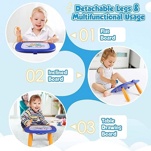 SMASIAGON JUGUETES PARA NIÑOS PEQUEÑOS PIZARRA MAGNE TICA DE DIBUJO PARA PINTAR GARABATOS JUGUETES - 5