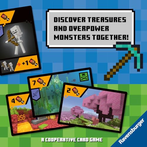 RAVENSBURGER 21580 MINECRAFT EXPLORERS JUEGO DE CARTAS COOPERATIVO PARA 24 PERSONAS DE 8 AÑOS - 4