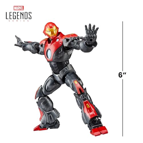 SERIE MARVEL LEGENDS ULTIMATE IRON MAN FIGURA DE ACCION COLECCIONABLE DE 6 PULGADAS INSPIRADA - 3