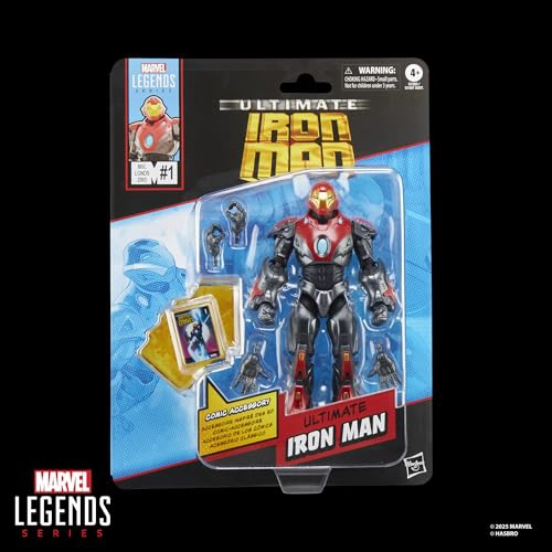 SERIE MARVEL LEGENDS ULTIMATE IRON MAN FIGURA DE ACCION COLECCIONABLE DE 6 PULGADAS INSPIRADA - 4