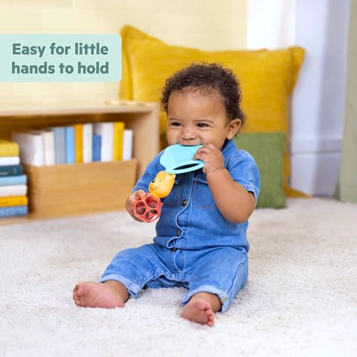 BRIGHT STARTS DISNEY BABY WINNIE THE POOH HUNNY SHAKE SONAJERO Y MORDEDOR JUGUETE PARA COCHECITO - 3