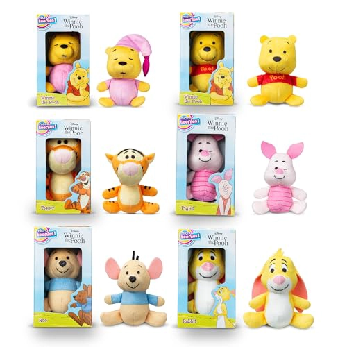 MICRO TEENIES WINNIE THE POOH Y SUS AMIGOS PAQUETE DE 6 FIGURA DE PELUCHE EN MINIATURA ANIMAL - 3