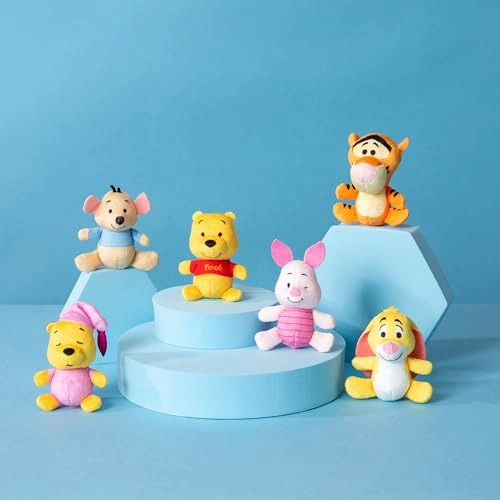 MICRO TEENIES WINNIE THE POOH Y SUS AMIGOS PAQUETE DE 6 FIGURA DE PELUCHE EN MINIATURA ANIMAL - 5