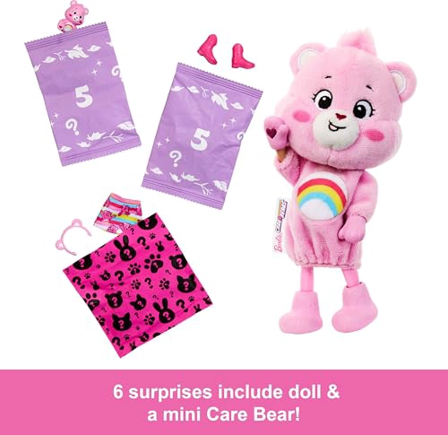 BARBIE CUTIE REVEAL MUÑECA Y ACCESORIOS CHELSEA SERIE CARE BEARS MUÑECA PEQUEÑA CON DISFRAZ Y 6 - 5
