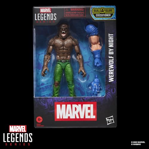 SERIE MARVEL LEGENDS HOMBRE LOBO DE LA NOCHE FIGURA DE ACCION COLECCIONABLE DE MARVEL COMICS - 2
