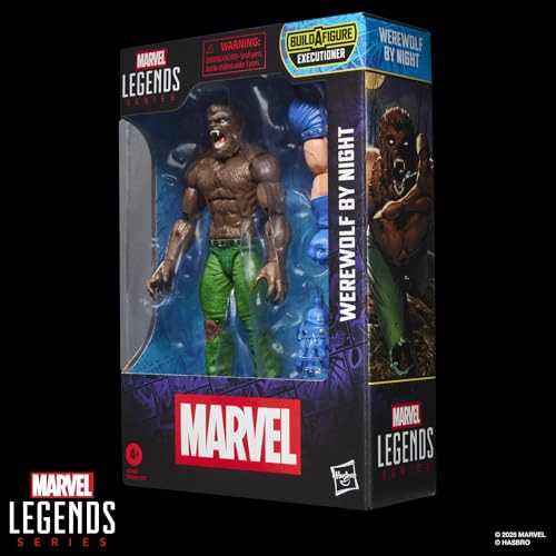 SERIE MARVEL LEGENDS HOMBRE LOBO DE LA NOCHE FIGURA DE ACCION COLECCIONABLE DE MARVEL COMICS - 3