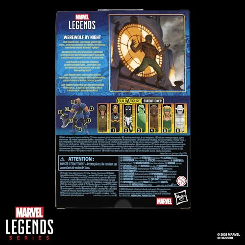 SERIE MARVEL LEGENDS HOMBRE LOBO DE LA NOCHE FIGURA DE ACCION COLECCIONABLE DE MARVEL COMICS - 4