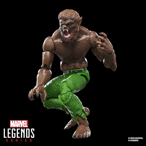 SERIE MARVEL LEGENDS HOMBRE LOBO DE LA NOCHE FIGURA DE ACCION COLECCIONABLE DE MARVEL COMICS - 6