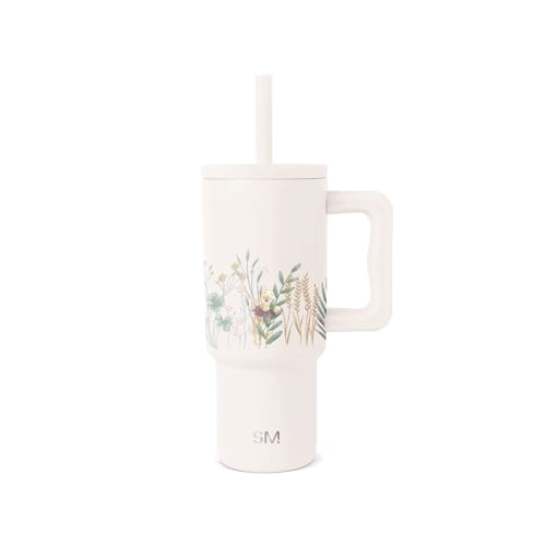 SIMPLE MODERN DISNEY KIDS VASO DE 24 ONZAS CON ASA Y TAPA DE POPOTE DE SILICONA A PRUEBA - 1