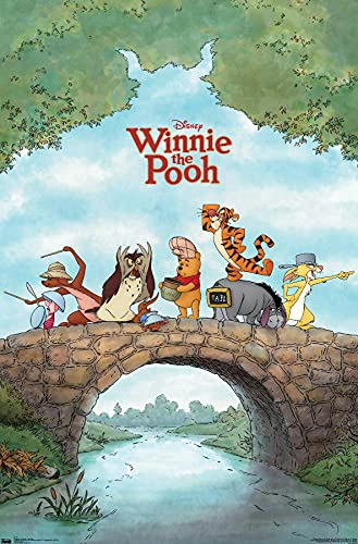 TRENDS INTERNATIONAL DISNEY WINNIE THE POOH PELICULA POSTER DE PARED DE UNA HOJA 22375 X 34 - 1