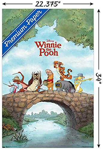 TRENDS INTERNATIONAL DISNEY WINNIE THE POOH PELICULA POSTER DE PARED DE UNA HOJA 22375 X 34 - 3