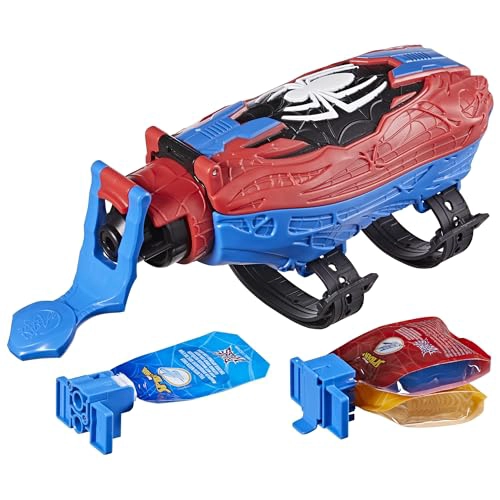 MARVEL SPIDERMAN REAL WEBS ULTIMATE WEB BLASTER LANZADOR 2 EN 1 JUGUETE DE JUEGO DE ROL DISFRAZ - 1