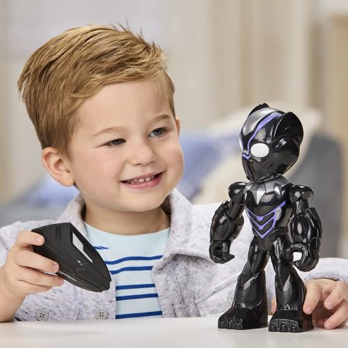 MARVEL IRON MAN AND HIS AWESOME FRIENDS FIGURA DE ACCION DE PANTERA NEGRA DE GRAN TAMAÑO JUGUETES - 6