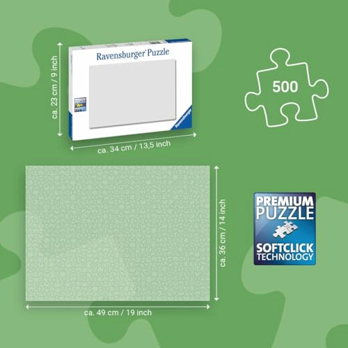 RAVENSBURGER MINECRAFT ROMPECABEZAS DE 500 PIEZAS CALIDAD PREMIUM FABRICADO EN EUROPA MATERIALES - 4