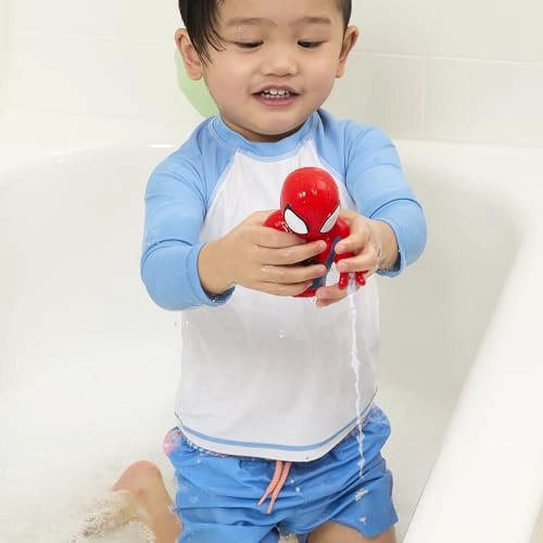 MARVEL SPIDEY Y SUS AMIGOS SET DE 5 JUGUETES DE BAÑO CON PULVERIZADOR JUGUETES DE BAÑO PARA BEBE S - 4