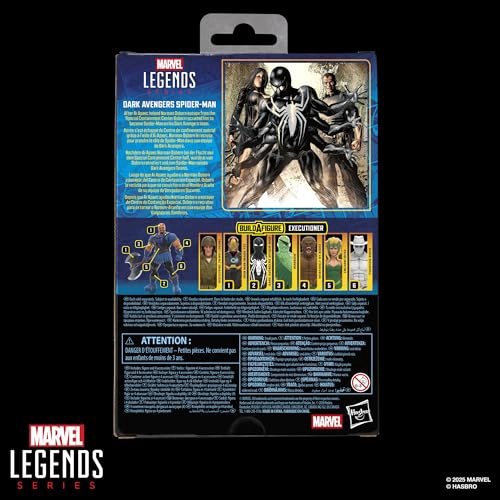 SERIE MARVEL LEGENDS DARK AVENGERS SPIDERMAN FIGURA DE ACCION COLECCIONABLE DE 6 PULGADAS - 3