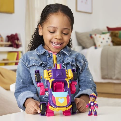 MARVEL IRON MAN AND HIS AWESOME FRIENDS IRONHEART 2 EN 1 MECH SUIT VEHICLE JUEGO DE FIGURA - 5