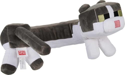 MATTEL MINECRAFT RONRONEANDO SONIDOS ALMOHADA PARA EL CUELLO JUGUETE DE PELUCHE DE GATO CON SONIDO - 4